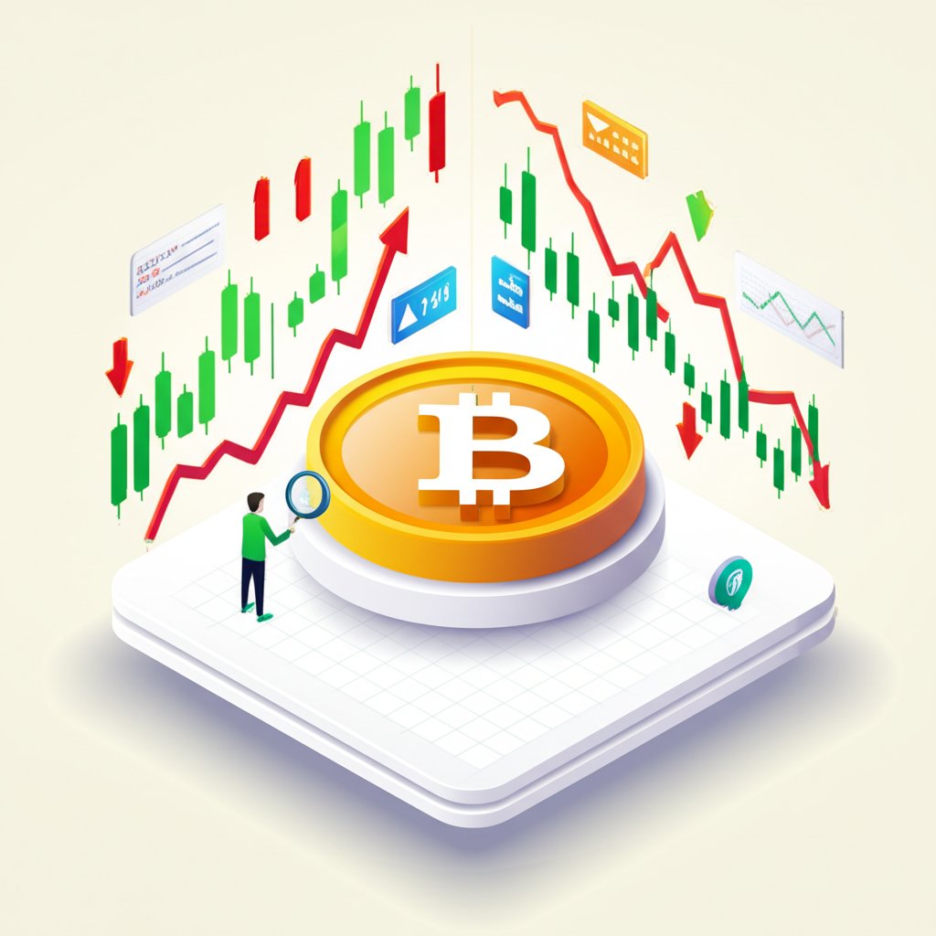 Bitcoin signals chart for cryptocurrency trading.