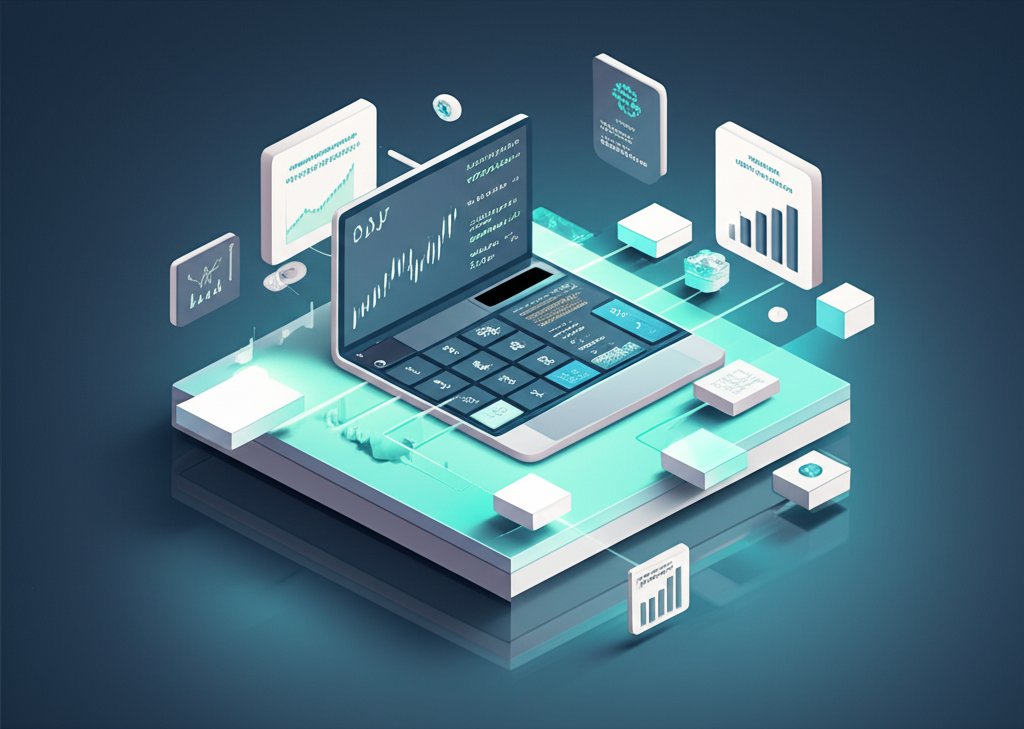 Deconstructing a crypto futures calculator, highlighting key financial metrics and components.