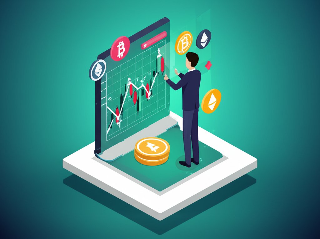 Step-by-step guide on how to read crypto trading charts for market analysis.