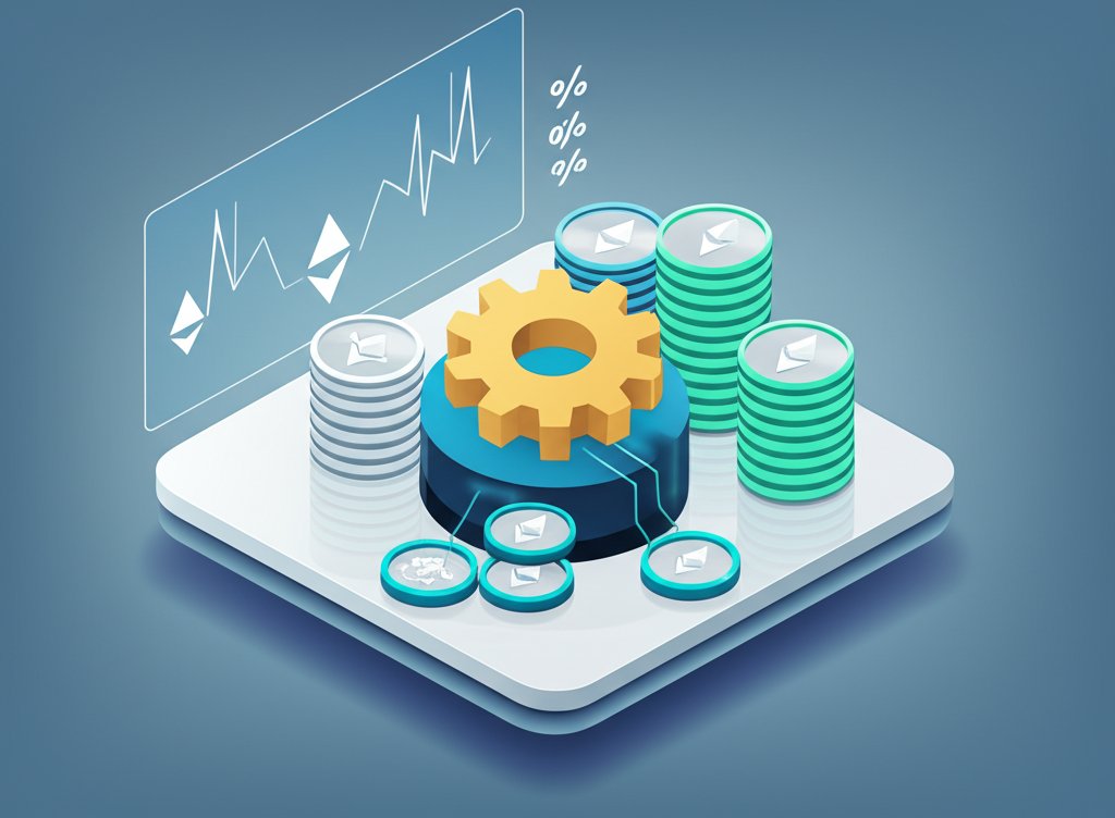 Core mechanics of staking rewards calculation explained.